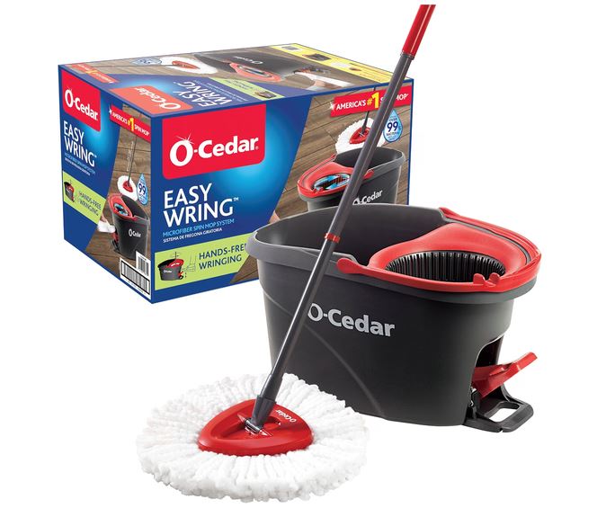 O-Cedar EasyWring Spin Mop — Best for Most Households